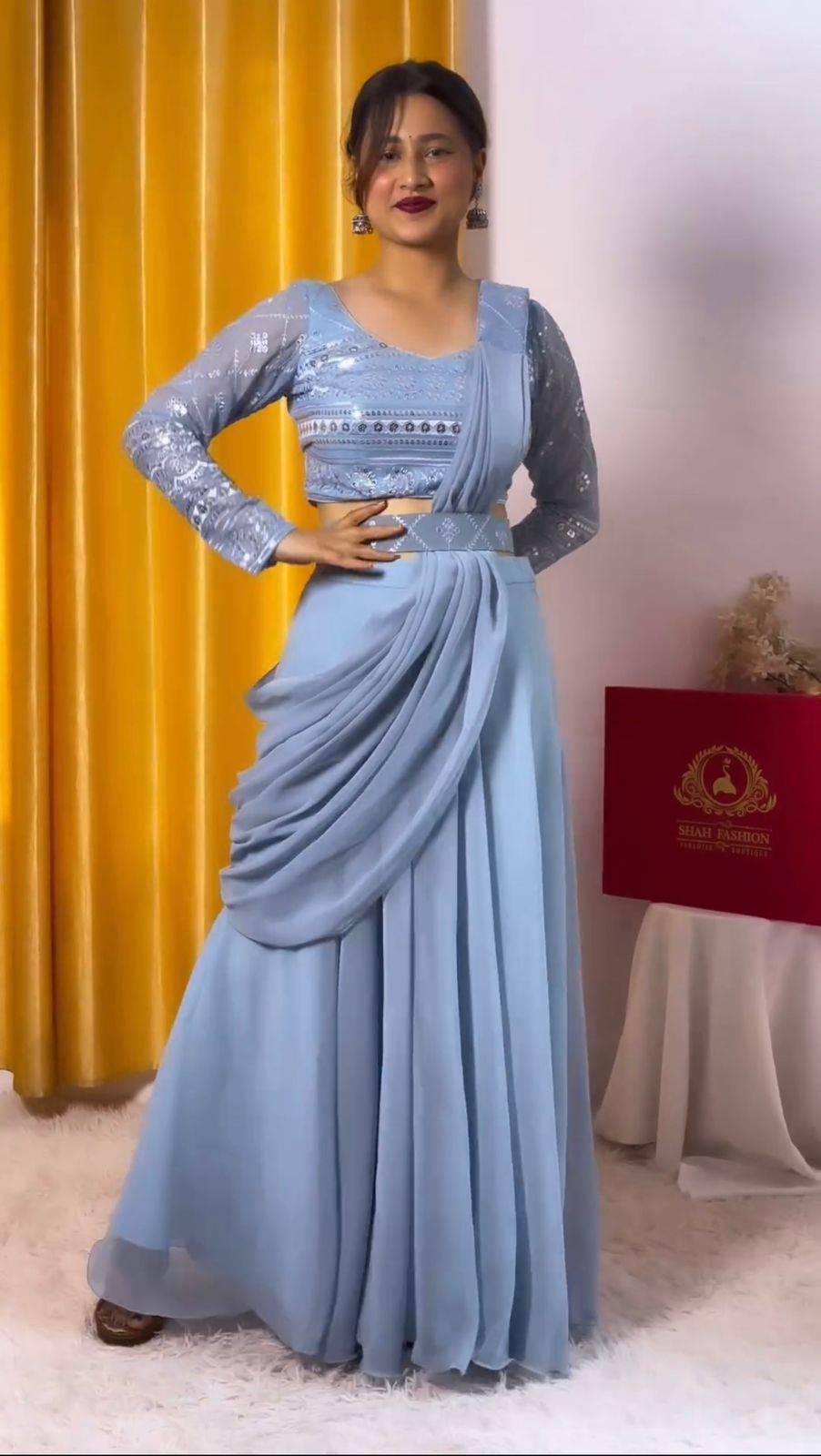 Kf-1652 By Fashid Wholesale 01 To 02 Series Beautiful Stylish Festive Suits Fancy Colorful Casual Wear & Ethnic Wear & Ready To Wear Faux Georgette Dresses At Wholesale Price